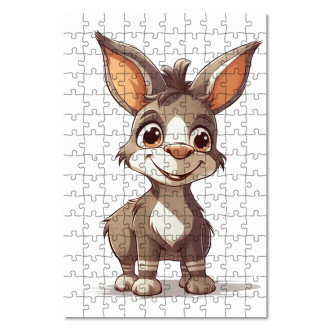 Wooden Puzzle Cartoon Donkey