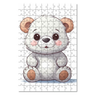 Wooden Puzzle Cartoon Teddy Bear