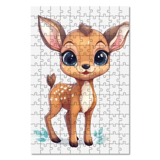 Wooden Puzzle Cartoon Fawn