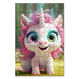 Wooden Puzzle Cute animated unicorn 2