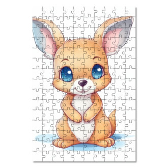 Wooden Puzzle Cartoon Kangaroo