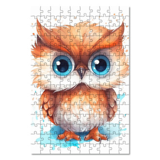Wooden Puzzle Cartoon Owl