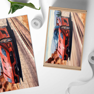 Wooden Puzzle Ferrari F40