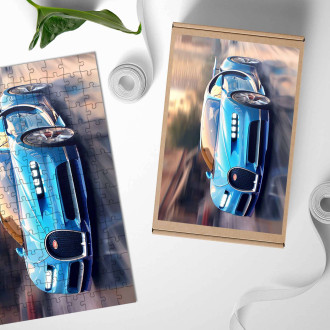 Wooden Puzzle Bugatti Chiron