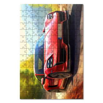 Wooden Puzzle Porsche Taycan