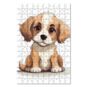 Wooden Puzzle Cartoon Puppy