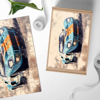 Wooden Puzzle Ford GT40 1