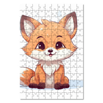 Wooden Puzzle Cartoon Fox