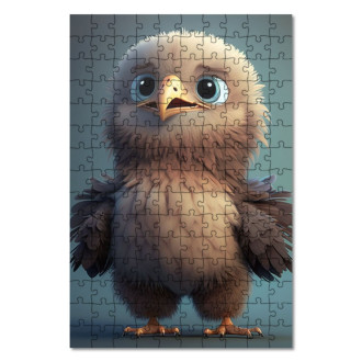 Wooden Puzzle Cute animated eagle 2