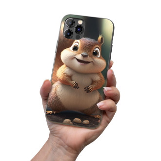 Mobile cover Cute animated squirrel 2