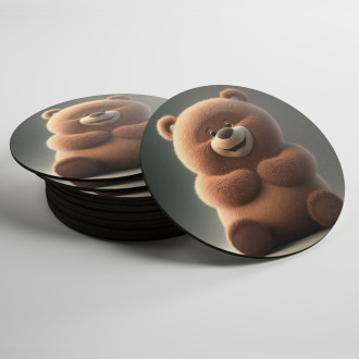 Coasters Cute animated bear