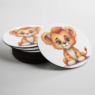 Coasters Cartoon lion