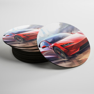 Coasters Tesla Roadster 2023