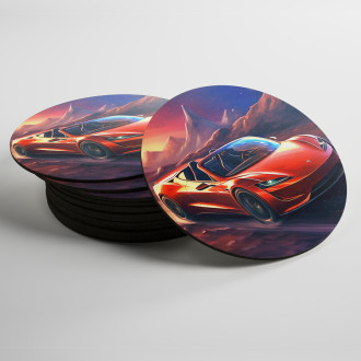 Coasters Tesla Roadster 1