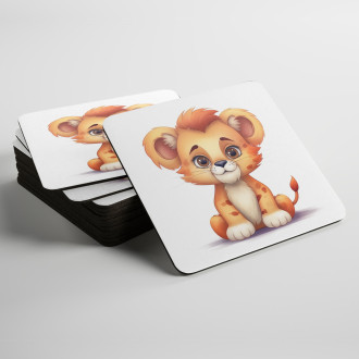 Coasters Cartoon lion