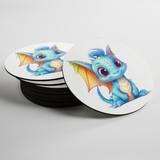 Coasters Cartoon Dragon