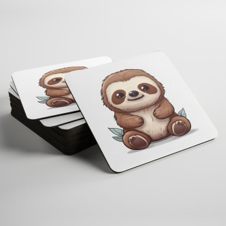 Coasters Cartoon Sloth