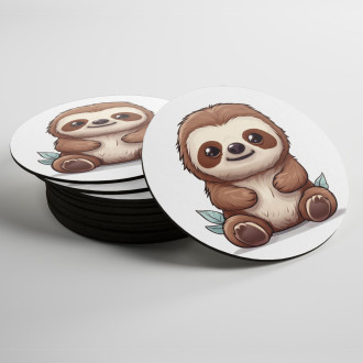 Coasters Cartoon Sloth