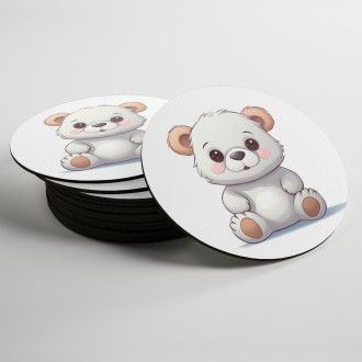 Coasters Cartoon Teddy Bear
