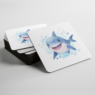 Coasters Cartoon Shark
