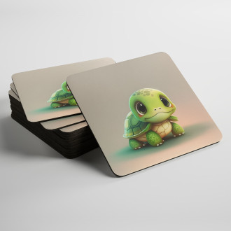 Coasters Cartoon Turtle