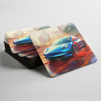 Coasters Tesla Model 3