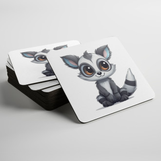 Coasters Cartoon Lemur