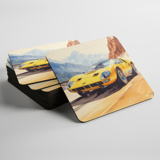 Coasters Lamborghini Miura