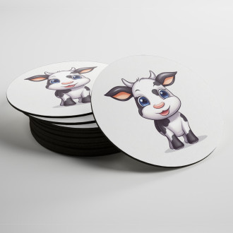 Coasters Cartoon Cow