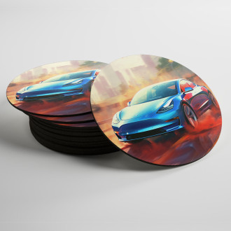 Coasters Tesla Model 3