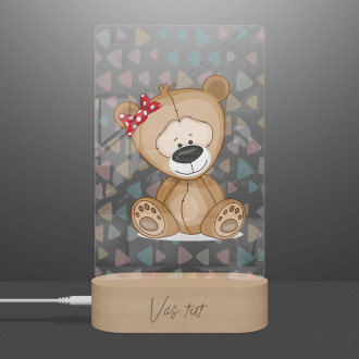 Baby lamp Bear with a bow