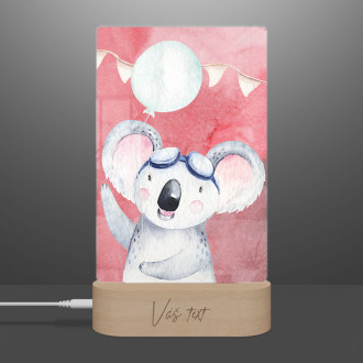 Baby lamp Koala with a balloon
