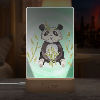 Baby lamp Watercolor panda