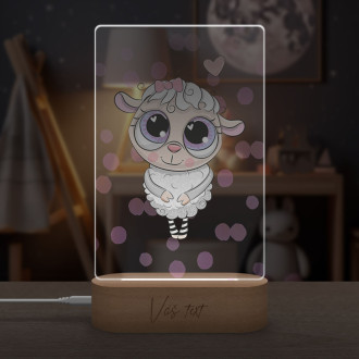 Baby lamp Sheep and a heart
