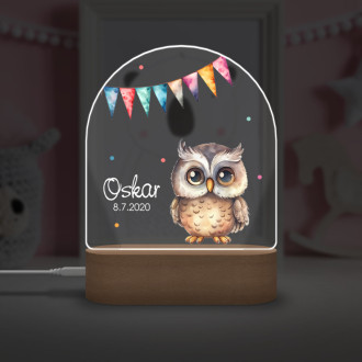 Baby lamp Owl at the party