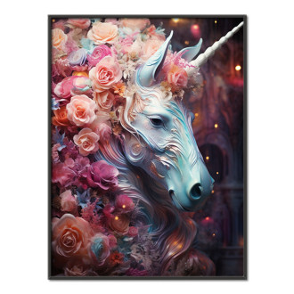 unicorn covered with flowers 2