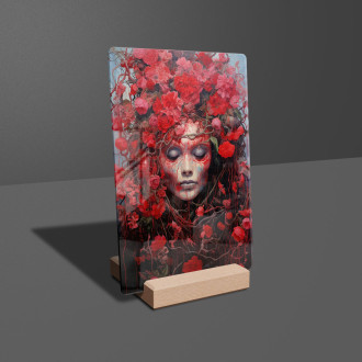 Acrylic glass woman covered in flowers 4-gigapixel-standard-scale-6