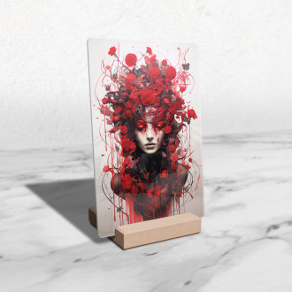 Acrylic glass woman floral surrealism 2-gigapixel-standard-scale-6