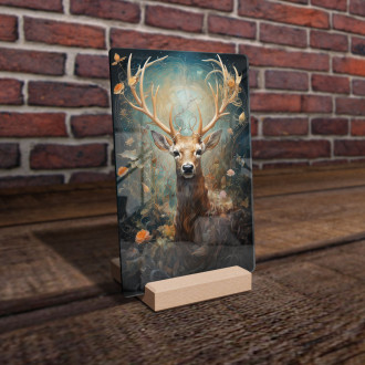 Acrylic glass deer on a hill-gigapixel-standard-scale-6