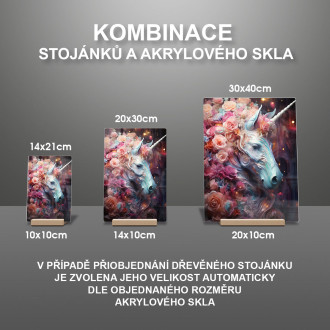 Acrylic glass unicorn covered with flowers 2-gigapixel-standard-scale-6