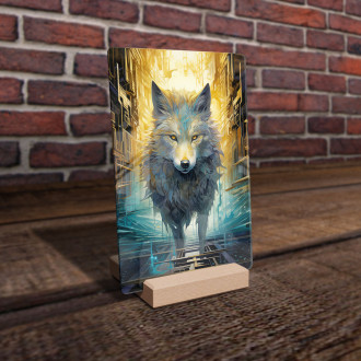 Acrylic glass wolf in future city-gigapixel-standard-scale-6