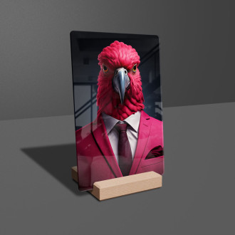 Acrylic glass parrot in suit-gigapixel-standard-scale-6