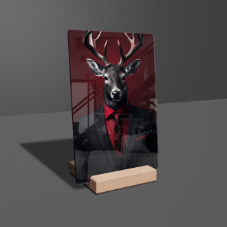 Acrylic glass deer in black suit-gigapixel-standard-scale-6