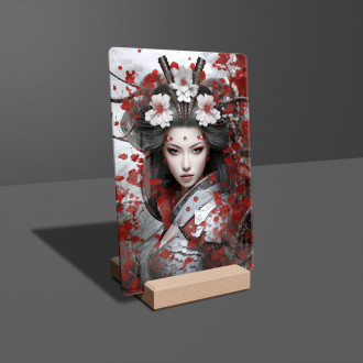 Acrylic glass beautiful samurai woman-gigapixel-standard-scale-6