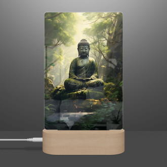 Lamp buddha in the forest