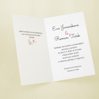 Wedding invitation FO20018