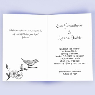 Wedding invitation FO20027