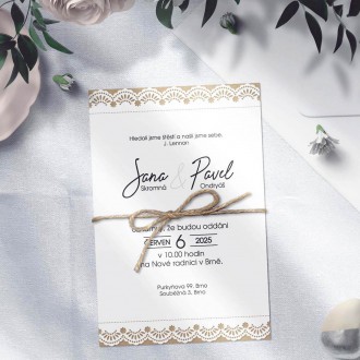 Wedding invitation L2161