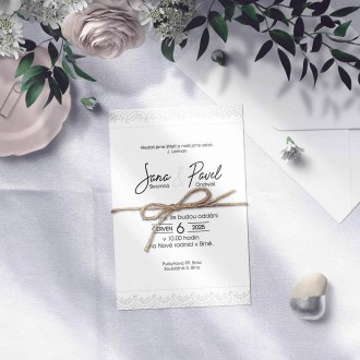 Wedding invitation L2161