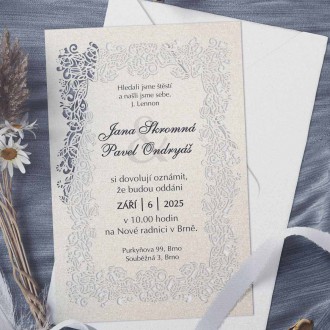 Wedding invitation L2185